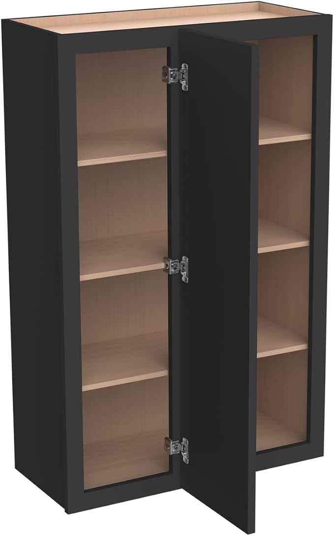 Solid Hardwood Wall Blind Corner Cabinets, Adjustable Shelves, Soft-Close Doors - Image 8