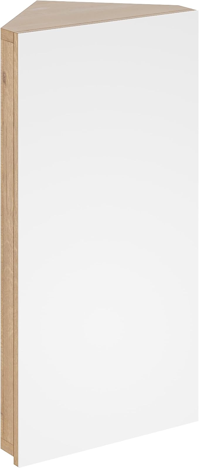 eclife 24" Bathroom Corner Medicine Cabinet W/Mirror, Single Door Bathroom by eclife