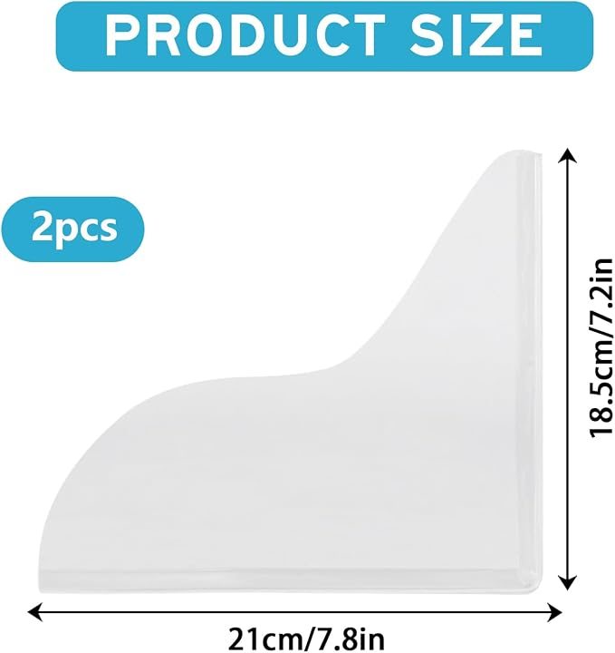 2 Pcs Bathtub Water Guards, Bathroom Shower Splash Guard - Image 2