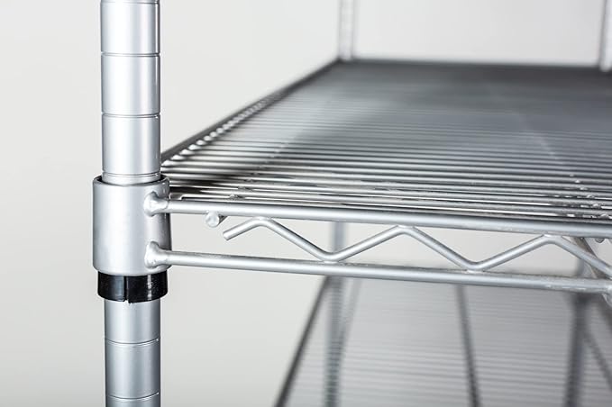 Omega 14" Deep x 36" Wide x 36" High 3 Tier Gray Starter Shelving Unit - Image 7