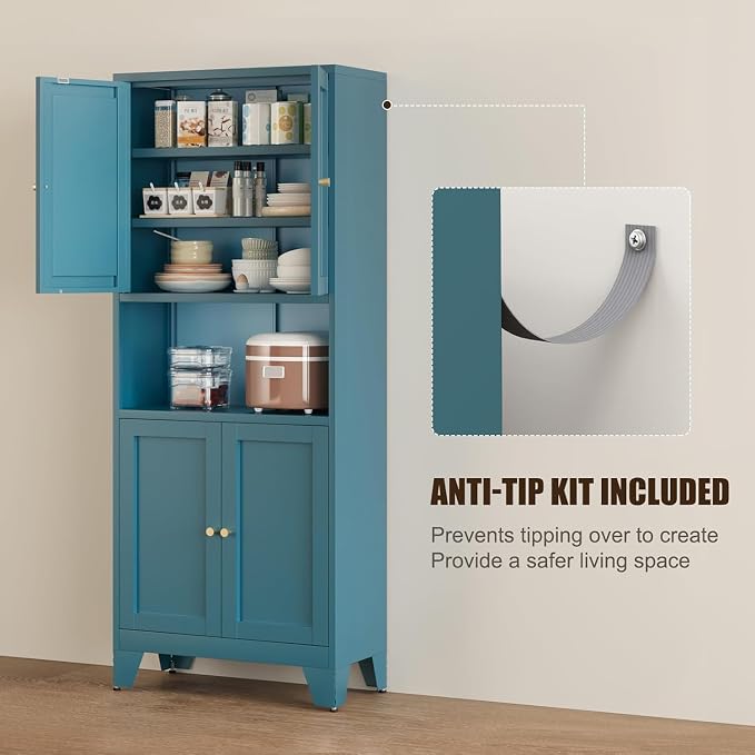 69''Metal Pantry Storage Cabinet - Image 5