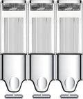 3-in-1 Quadrate Dispensers for The Shower, Shower soap Dispenser, Conditioner by EHORIA