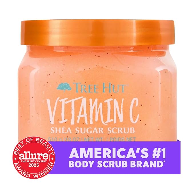 Tree Hut Vitamin C Shea Sugar Scrub, 18 oz, Ultra Hydrating and Exfoliating - Image 4