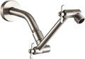 6 Inch Adjustable Shower Head Extension Arm, All-Metal Shower Arm Extender by Pichrain