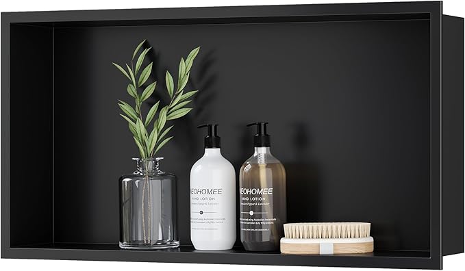 Neodrain Shower Niche, Shower Niche Bathroom Shelf, NO Tile Needed Recessed by Neodrain