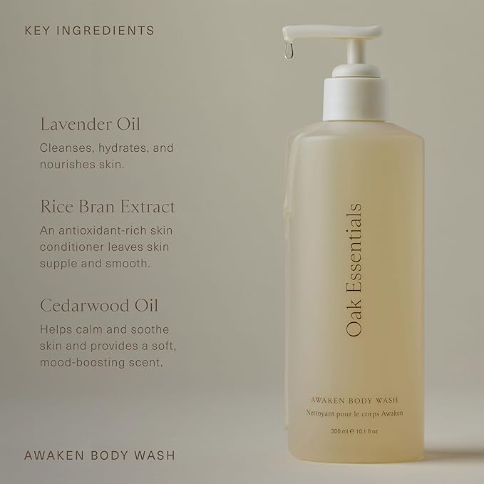 Oak Essentials Awaken Body Wash | Hydrating Shower Gel - Image 5