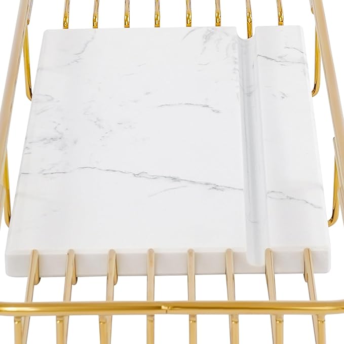 Bathtub Tray Caddy for Luxury Bath, Stainless Steel 26.8-35.4 in Expandable - Image 8