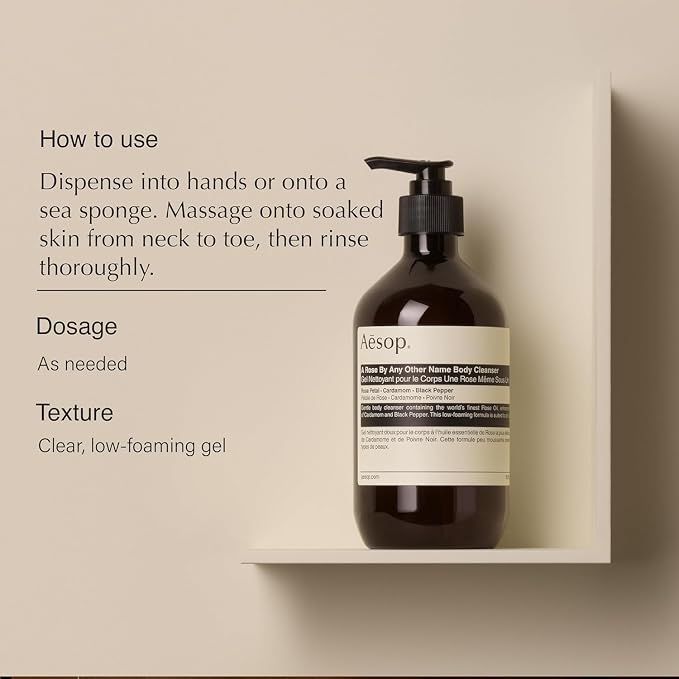 Aesop A Rose By Any Other Name Body Cleanser Refill | Gentle Body Cleanser - Image 2