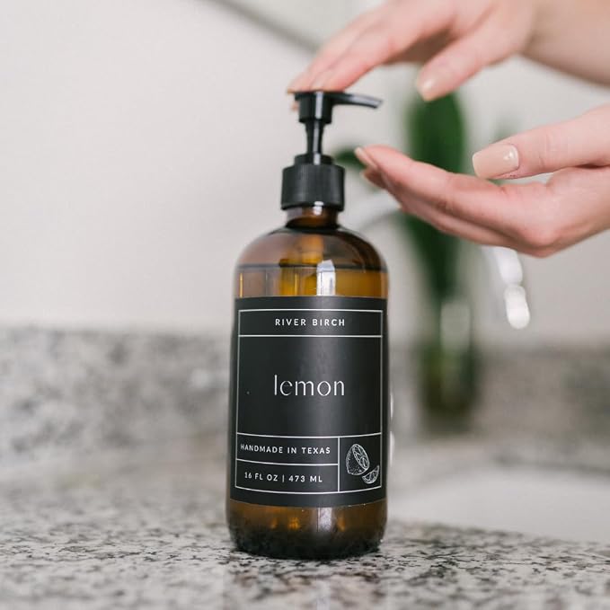 River Birch Lemon Scented Natural Hand Soap Refill - Image 2