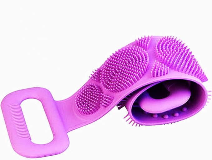 Silicone Back Scrubber for Shower, Silicone Body Scrubber, 35 Inch Extra Long by Jwxstore