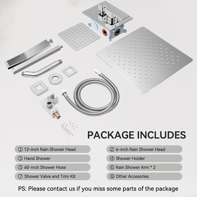 Shower Faucet Set Shower Systems, STARBATH 3 Way Shower Faucet - Image 8