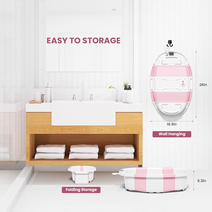 Collapsible Baby Bathtub, Baby Tubs - Image 4