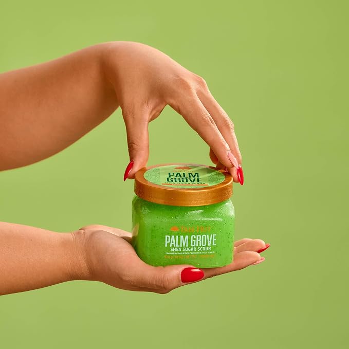 Tree Hut Palm Grove Shea Sugar Scrub, Exfoliating, Hydrating & Moisturizing - Image 4