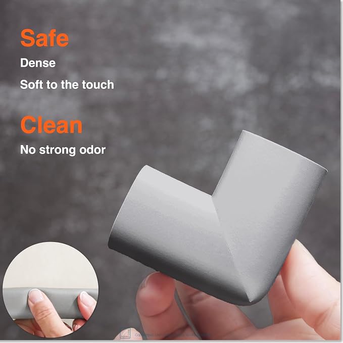 Roving Cove HeftyFit Edge Corner Protector Baby Proofing, Heavy-Duty, Soft NBR - Image 3