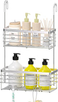 DELLAN Hanging Shower Organizer, 2-Tier Shower Rack by DELLAN