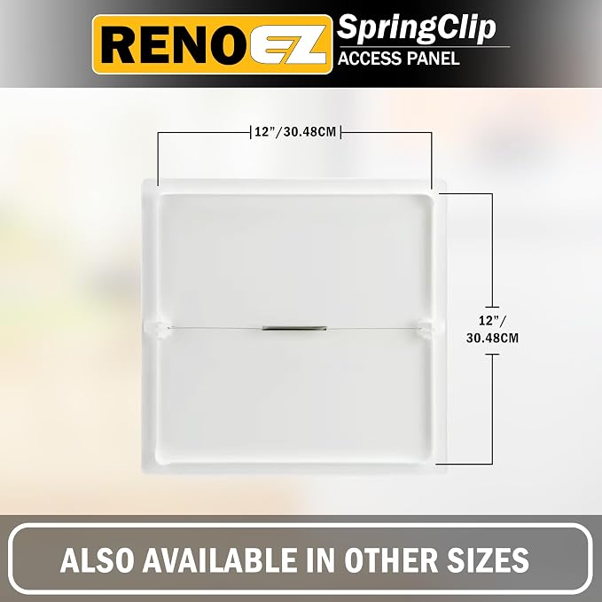 RenoEZ™ Plastic Access Panel 12x12 inches - Image 2