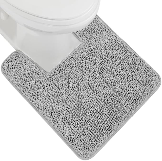 GORILLA GRIP Plush Absorbent Shaggy Chenille Bath Rug Mat by GorillaGrip