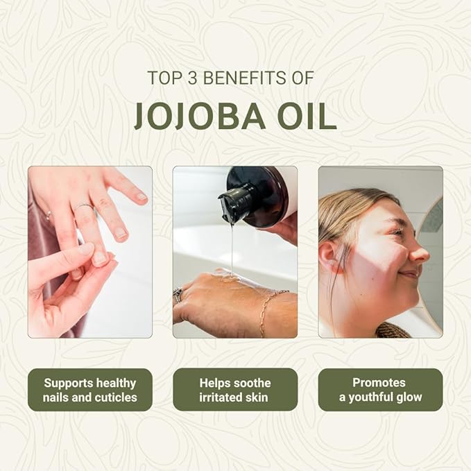 Jojoba Oil - Direct from EIR Oils' Farm in Israel - 100% Pure Carrier Oil - Image 2