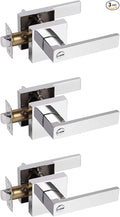 Probrico Privacy Door Levers for Bedroom and Bathroom Keyless Heavy Duty by Probrico