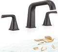 Bathtub Faucet Set 3 Hole, Oil Rubbed Bronze Roman Bathtub Faucet, High Flow by QinkellSanitaryWare