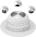 Shower Drain Hair Catcher Bathtub Drain Cover Shower Protector by SayGoodbyetoHairClogging