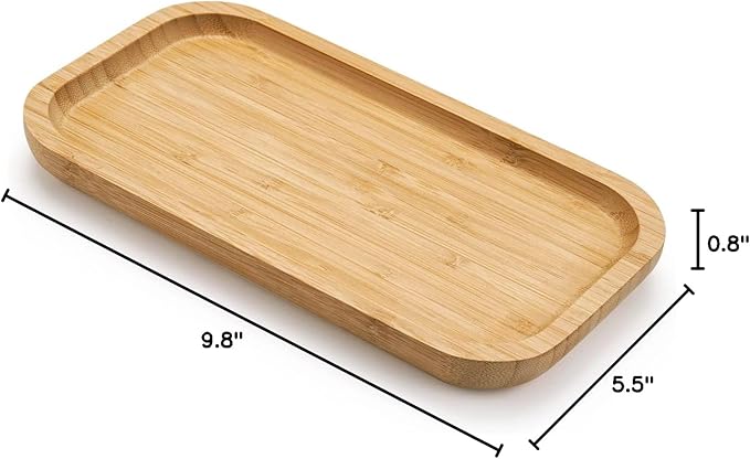 Bamboo Vanity Tray, Bathroom Counter Tray, Toilet Tank Tray, Bathroom Tray - Image 8