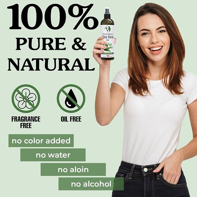 Earth's Daughter Organic Aloe Vera Gel from 100% Pure and Natural Cold Pressed - Image 2