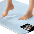 GORILLA GRIP Memory Foam Bath Rugs, Soft Absorbent Velvet Bathroom Mats by GorillaGrip