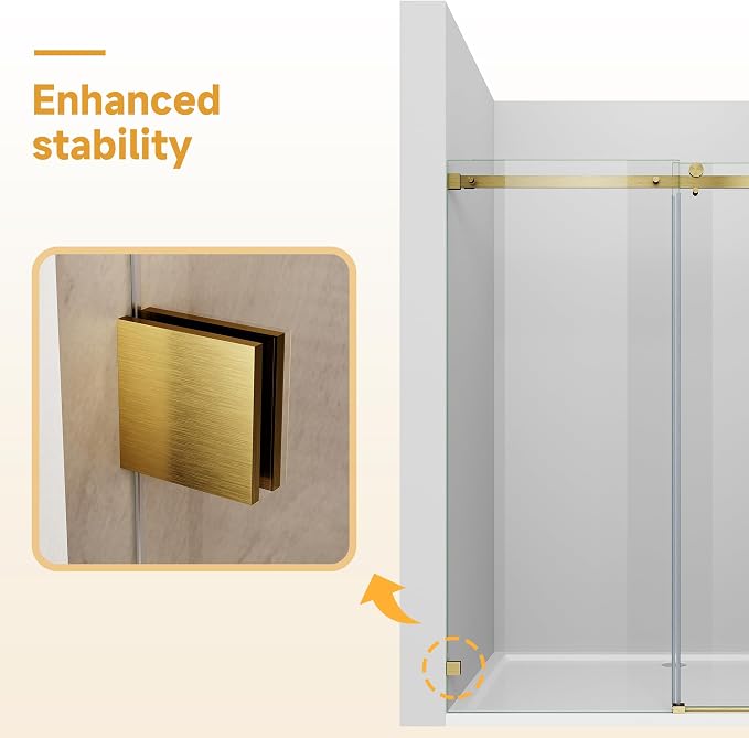Frameless Sliding Shower Door - Image 5