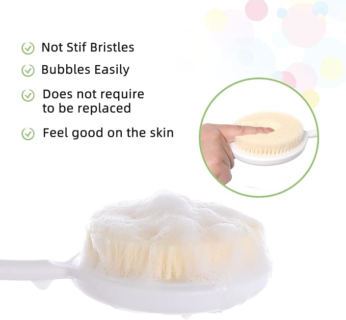 Fanwer 2 Pack Back Scrubber for Shower - Image 4