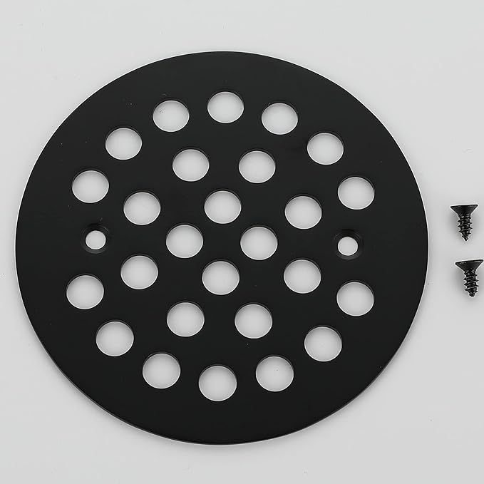 4-1/4 Inch Screw-in Shower Drain Cover Replacement Floor Strainer - Image 6