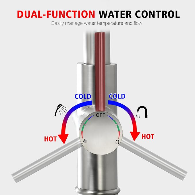 sumerain Modern Floor Mount Bathtub Faucet - Image 6