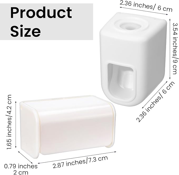 2 Slots Wall Mount Toothbrush Holder - Image 2