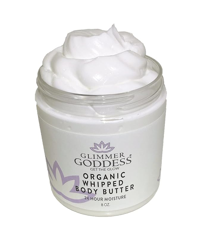 GLIMMER GODDESS Organic Whipped Body Butter 8 oz - Image 6