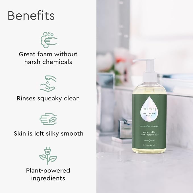 Puracy Organic Hand Soap, For the Professional Hand Washers We've All Become - Image 3