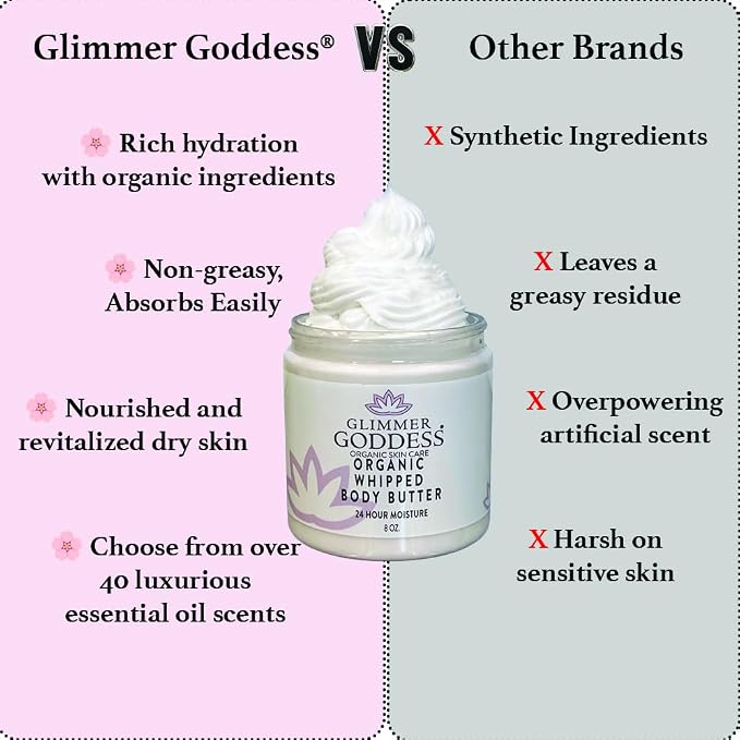 GLIMMER GODDESS Organic Whipped Body Butter - Image 4