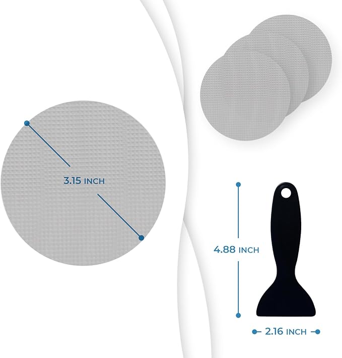 Anti Slip Shower Stickers 24 PCS, Premium Adhesive Bath Tub Stickers - Image 2