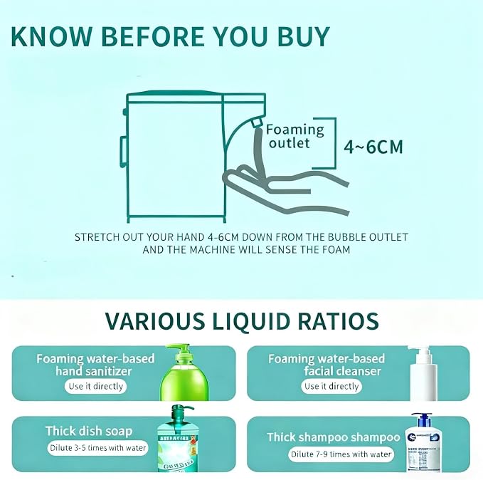 Automatic Liquid Soap Dispenser, Touchless Soap Dispenser 4-Level Adjustable - Image 5