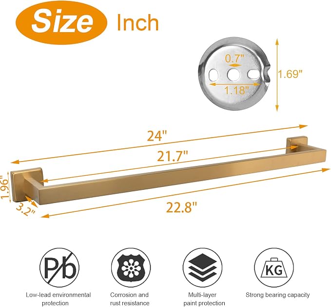 TocTen Bath Towel Rack - Image 2