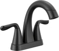 Delta Arvo Pull-Down Centerset Bathroom Faucet, Matte Black Bathroom Sink Faucet by DeltaFaucet