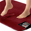 GORILLA GRIP Memory Foam Bath Mat, Soft Absorbent Velvet Bathroom Mats by GorillaGrip