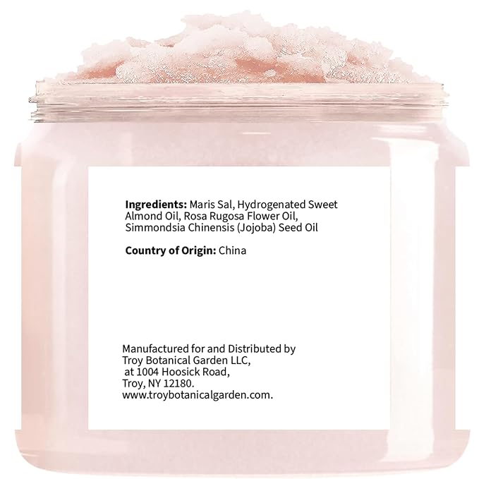 Rose Body & Foot Scrub 10 oz - Image 2