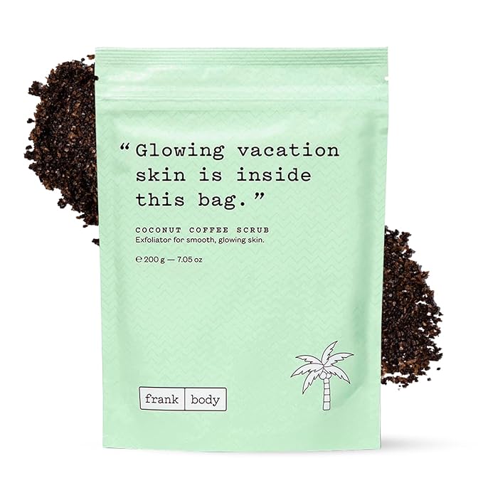 Frank Body Coconut Coffee Scrub | Natural, Cruelty Free Exfoliating Body Scrub by FrankBody