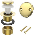 Brushed Gold Tub Drain, Brass Bathtub Drain Kit by Unknown