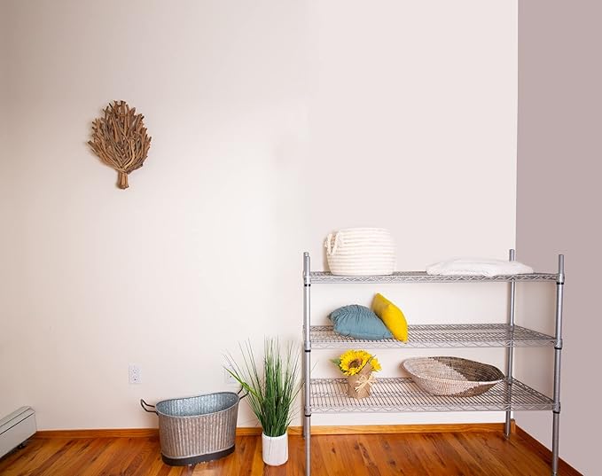 Omega 14" Deep x 36" Wide x 36" High 3 Tier Gray Starter Shelving Unit - Image 2