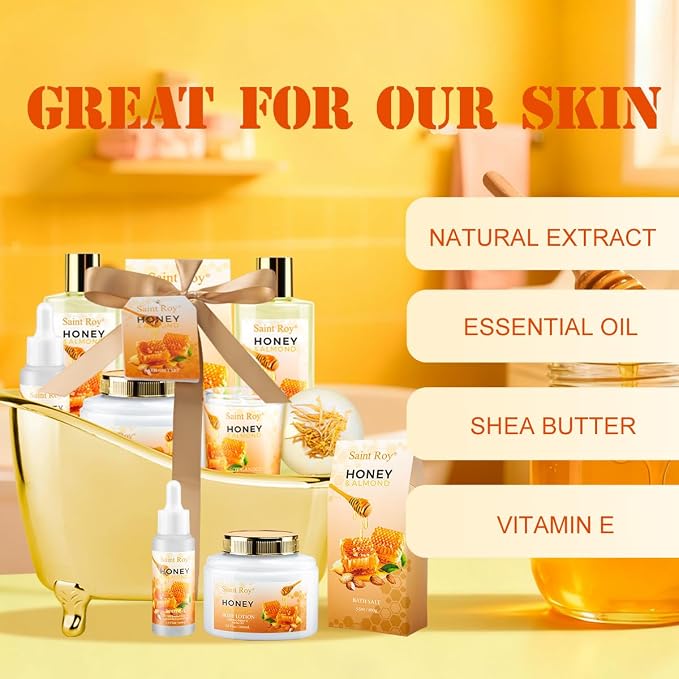 Christmas Gifts for Women Bath & Body Gift Set, Luxury Home Spa Bath Gift Basket - Image 6