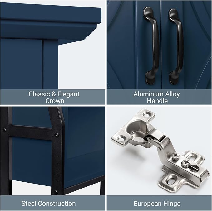 Over The Toilet Storage Cabinet, Over Toilet Bathroom Organizer - Image 3