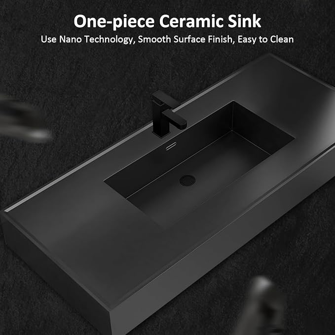 Bathroom Vanity - 52IN Modern Floating Vanity - Image 6