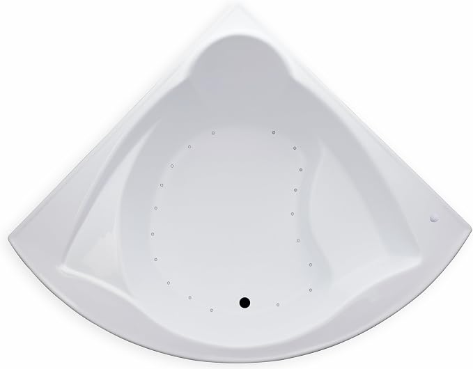 Carver Tubs - ME6060 - Modern Acrylic Fiberglass Whirlpool Tub Water Massage - Image 3