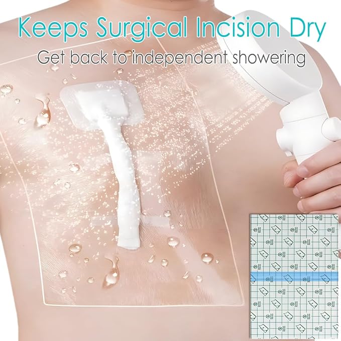 Waterproof Dialysis Catheter Shower Cover Large Coverage Shields - Image 3